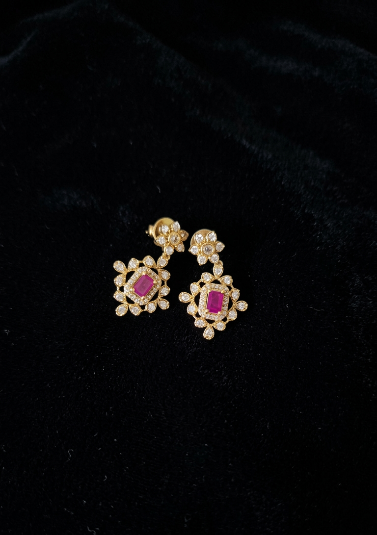 AD Urvashi Necklace with Earrings