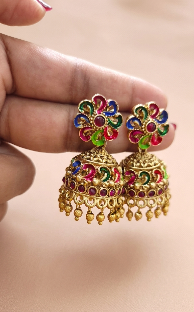 Radhe Krishna Kaashumala with Jhumka