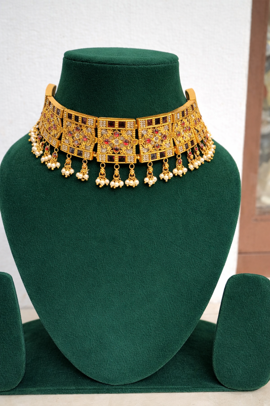 Chocker with Earrings