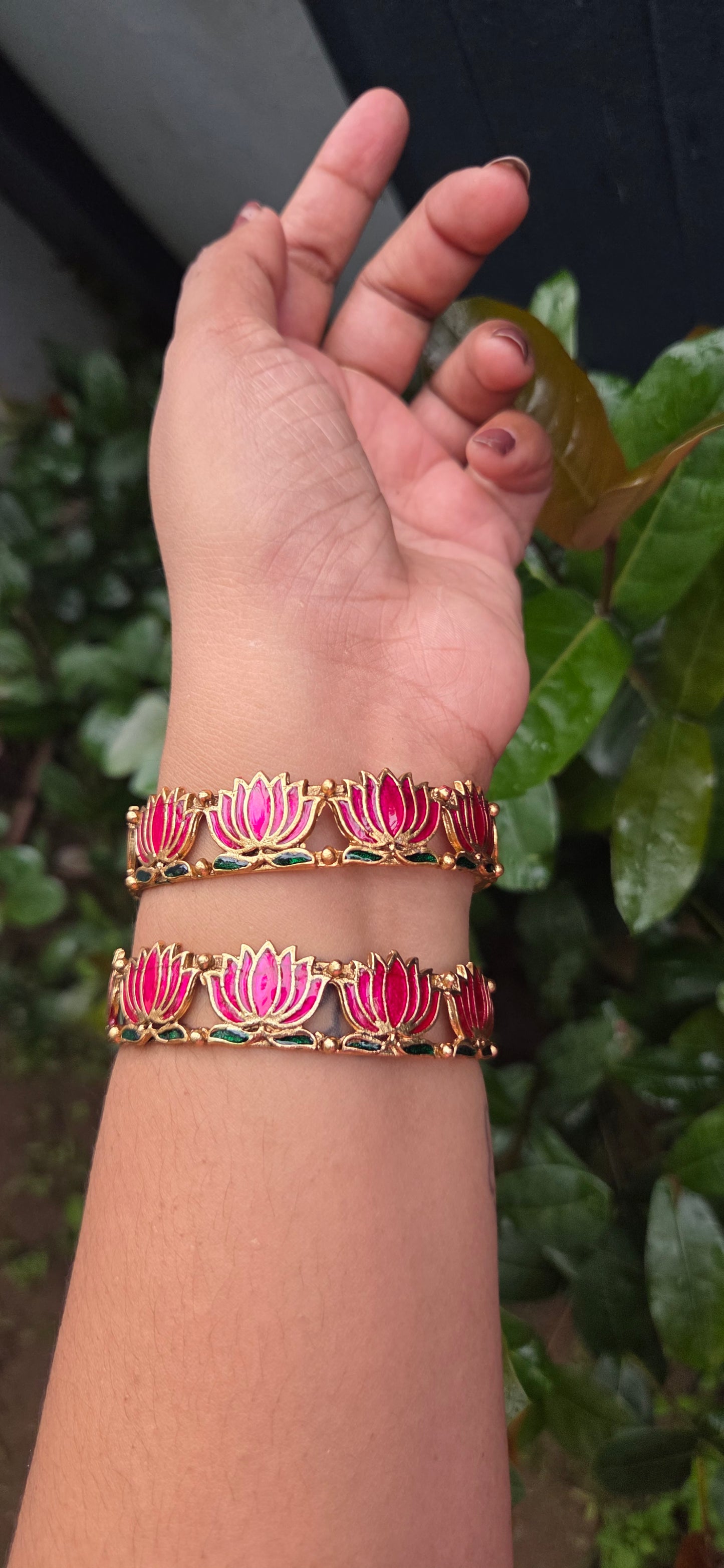 Lotus Grace Bangles