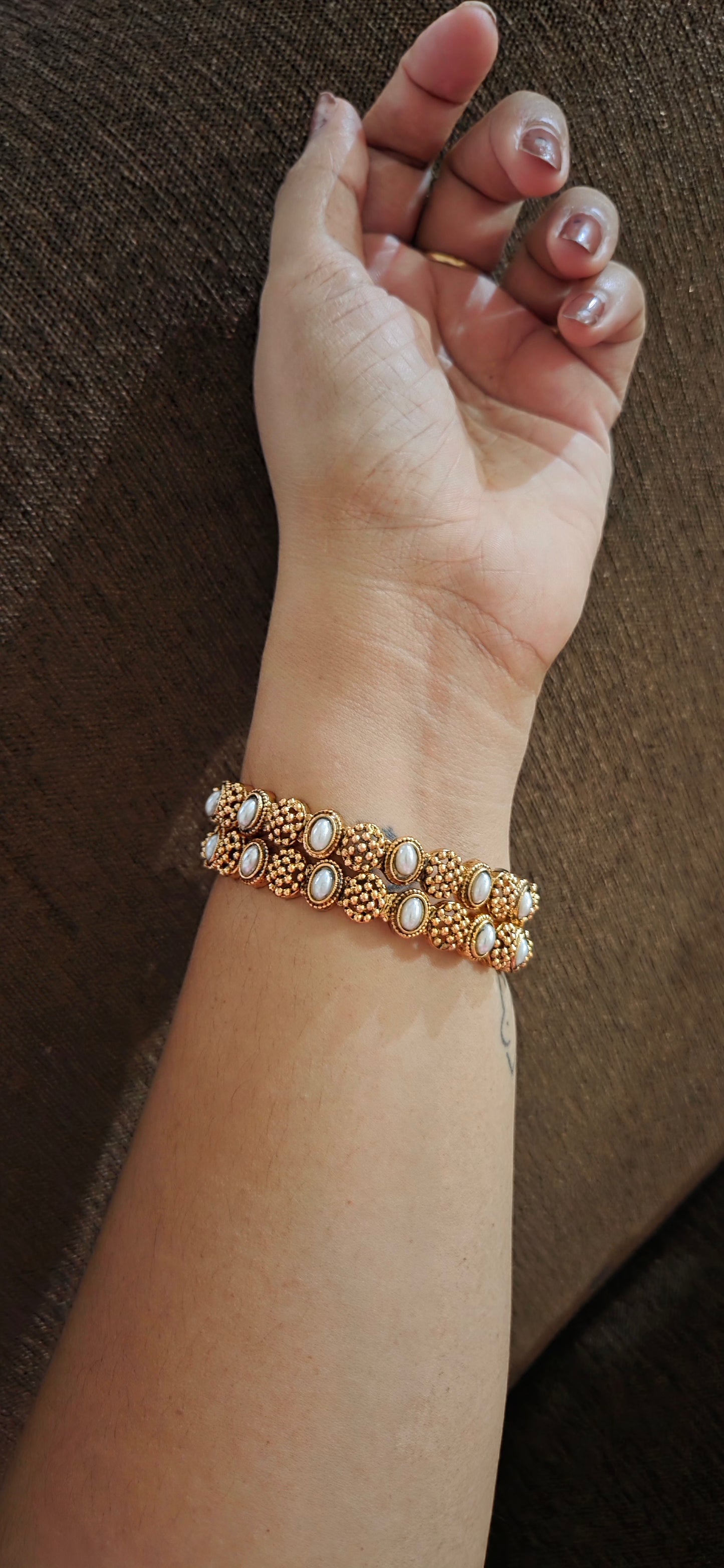 Vintage Pearl Bangle